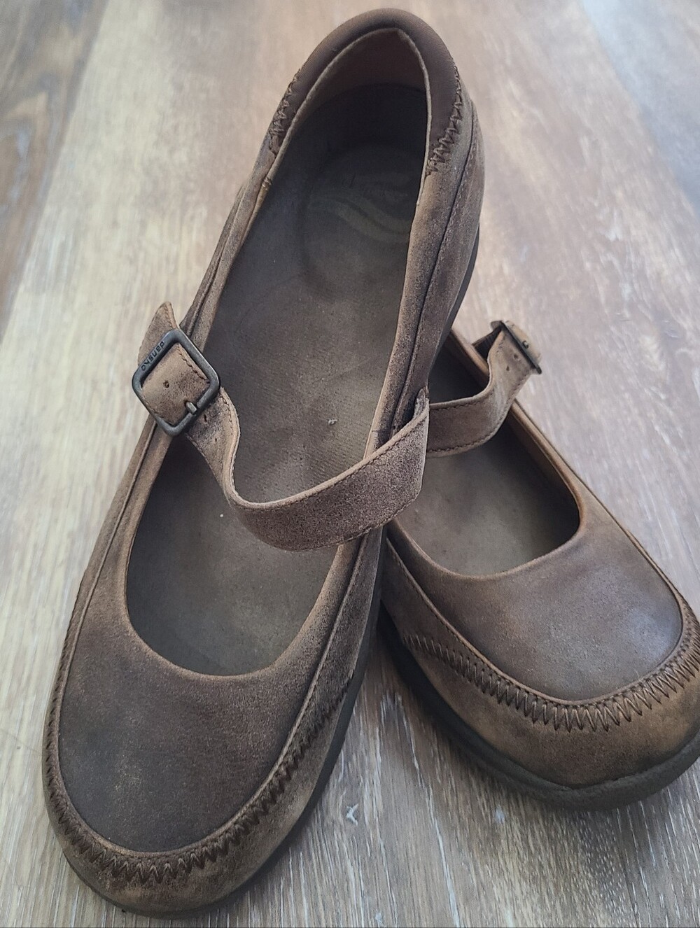 Dansko Distressed Mary Jane Clogs Size 41 (10.5)